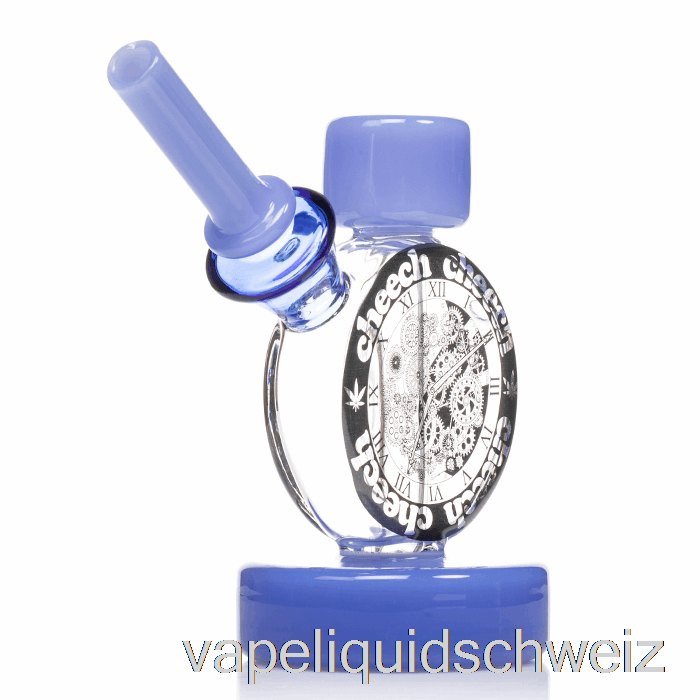Cheech Clock Bubbler Blue Vape Schweiz